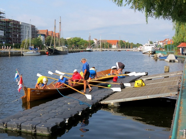 Am Steg bei Hilda in Greifswald